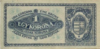 1920. 1K(4x) egymásutáni sorszámokkal T:I-