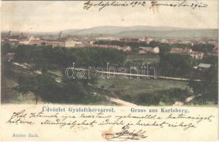 1902 Gyulafehérvár, Karlsburg, Alba Iulia; Atelier Bach (fl)