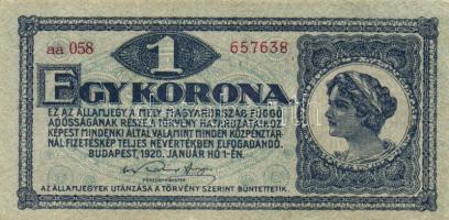 1920. 1K(3x) közeli ugrású számokkal T:I-