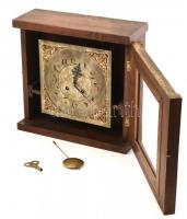 Falióra felesütős ingajáratos szerkezettel, festett réz számlappal, működő jó  állapotban. XIX. sz.,...