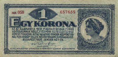 1920. 1K(3x) közeli ugrású számokkal T:I-