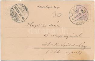 1899 Radlerei V. / Lady with bicycle. B&S Wien Serie No. 1044. Art Nouveau, litho s: Raphael Kir...