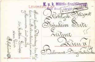 Gyulafehérvár, Karlsburg, Alba Iulia; vasútállomás, gőzmozdony / Stationsgebäude / railway station, ...