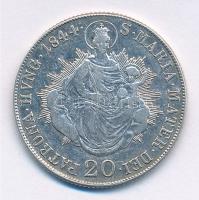 1844B 20kr Ag "V. Ferdinánd" T:2,2-
Huszár: 2081., Unger III.: 1419