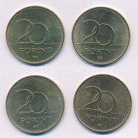 2003. 20Ft "Deák Ferenc" (4x) T:1- Adamo FOEM2