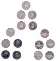 2006. 50Ft "125 éves a Magyar Vöröskereszt" (5x) + 2006. 50Ft Cu-Ni "1956-os forradal...