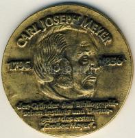 NSZK 1976. "Mannheim - C.J. - Meyer" nagyalakú Br érem T:2