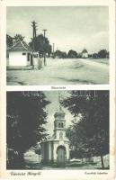 Bény, Bína; utca, Szentkút kápolna / street, chapel (fl)