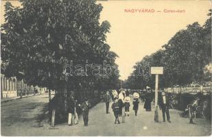 1913 Nagyvárad, Oradea; Corso kert. W.L. Bp. 276. / park promenade (EK)