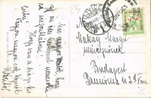 1915 Újvidék, Novi Sad; Római katolikus nagy templom, utca, piac, Recényi István üzlete. W.L. Bp. 26...