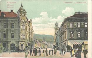 Brassó, Kronstadt, Brasov; Kolostor utca / Klostergasse / street