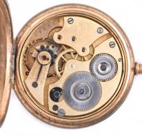 Braunswetter János, Szeged. Jelzett zsebóra. hibátlan számlappal, réz tokkal, fém lánccal. Működő sz...