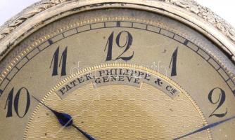 Patek Philippe zsebóra cca 1908 jelzett szép állapotú réz számlap, jelzett szerkezet, tokszám: 14972...