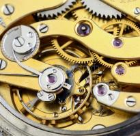 Patek Philippe zsebóra cca 1908 jelzett szép állapotú réz számlap, jelzett szerkezet, tokszám: 14972...