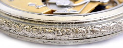 Patek Philippe zsebóra cca 1908 jelzett szép állapotú réz számlap, jelzett szerkezet, tokszám: 14972...