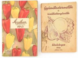 1943 Mauthner árjegyzék + 1948 Gyümölcstermelők és kisállattenyésztők kézikönyve