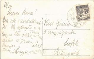 1921 Tarcsa, Tarcsafürdő, Bad Tatzmannsdorf; Svejczi ház, templom / villa, church. photo