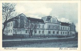 1928 Hajdúszoboszló, Református elemi népiskola. Balogh Kálmán kiadása. Foto Petrányi