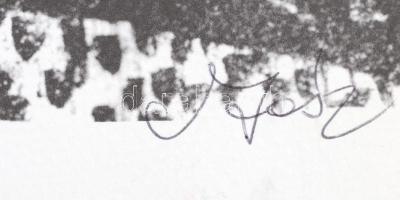 Szász Endre (1926-2003): Alakok. Nyomat, papír, jelzett, 26,5×59,5 cm