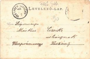 1903 Felsőgalla (Tatabánya), Szénbánya, Királdi Herz Zsigmond akna, csillék, iparvasút, fűrésztelep....