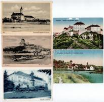 37 db RÉGI magyar város képeslap vegyes minőségben / 37 pre-1945 Hungarian town-view postcards in mixed quality
