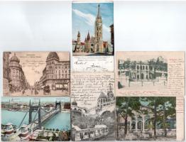 31 db RÉGI magyar város képeslap vegyes minőségben: Budapest / 31 pre-1945 Hungarian town-view postc...