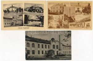 54 db MODERN magyar 60 filléres város képeslap (Képzőművészeti Alap Kiadóvállalat): Szolnok megye / ...