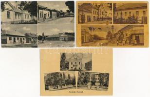 14 db MODERN magyar 60 filléres város képeslap (Képzőművészeti Alap Kiadóvállalat): Szabolcs  megye ...