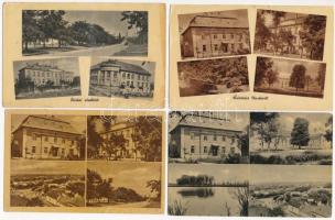 32 db MODERN magyar 60 filléres város képeslap (Képzőművészeti Alap Kiadóvállalat): Fejér megye / 32 modern Hungarian town-view postcards from the 50s: Fejér county