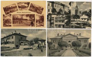 56 db MODERN magyar 60 filléres város képeslap (Képzőművészeti Alap Kiadóvállalat): Hajdú megye / 56 modern Hungarian town-view postcards from the 50s: Hajdú county