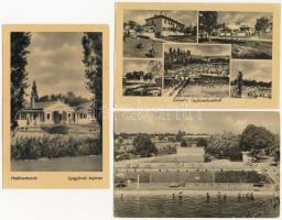 56 db MODERN magyar 60 filléres város képeslap (Képzőművészeti Alap Kiadóvállalat): Hajdú megye / 56...