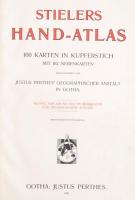 Stielers, Adolf: Hand Atlas über alle theile der Erde und über das Weltgebaude. 100 Karten in Kupfer...
