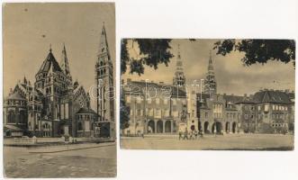 27 db MODERN magyar 60 filléres város képeslap (Képzőművészeti Alap Kiadóvállalat): Csongrád megye /...