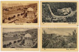31 db MODERN magyar 60 filléres város képeslap (Képzőművészeti Alap Kiadóvállalat): Baranya megye / 31 modern Hungarian town-view postcards from the 50s: Baranya county