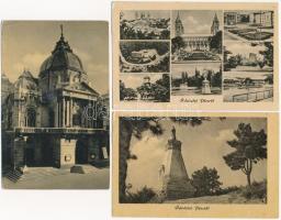 31 db MODERN magyar 60 filléres város képeslap (Képzőművészeti Alap Kiadóvállalat): Baranya megye / ...