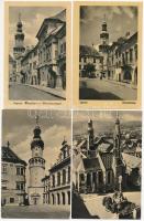 50 db MODERN magyar 60 filléres város képeslap (Képzőművészeti Alap Kiadóvállalat): Sopron megye / 50 modern Hungarian town-view postcards from the 50s: Sopron county
