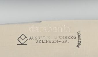 Ezüst (Ag) 6 személyes komplett evőeszköz készlet + 2 db kis fűszeres kanálka. Jelzett, mesterjegyes...