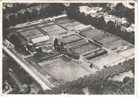 1937 Hamburg, Rotherbaum, Meisterschafts Tennisplätze /  Championship tennis courts. So. Stpl (EB)