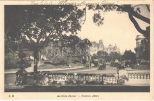 Buenos Aires, Avenida Alvear / street, automobiles