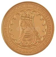 DN "Magyar Aranyóriások - 6 aranydukát Szent Erzsébet emlékérem 1619 körül" aranyozott Cu ...