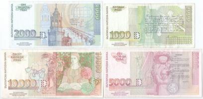 Bulgária 1991-1997. 20L - 10.000L (9xklf) T:III 
Bulgaria 1991-1997. 1 Leva - 10.000 Leva (9xdiff) ...