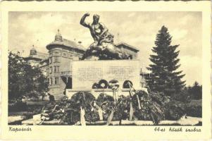 1943 Kaposvár, 44-es hősök szobra