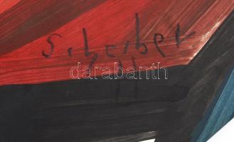 Scheiber H jelzéssel: Cigarettázó hölgy. Olaj, papír. Lapszéli szakadásokkal. 61x86,5 cm