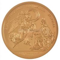 DN "Érem az első gyermek Zsófia Friderika születése alkalmából 1857" aranyozott Cu utánver...