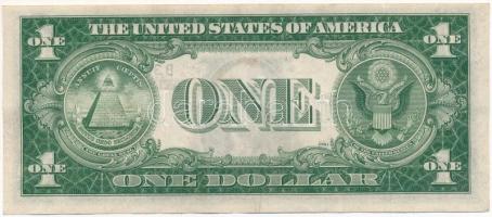 Amerikai Egyesült Államok 1934-1945. (1935A) 1$ "Silver Certificate - kisméretű" sárga pec...