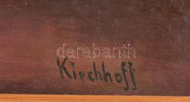 Kirchhoff jelzéssel: Orgonás csendélet. Olaj, vászon. Fa keretben, 55×69,5 cm