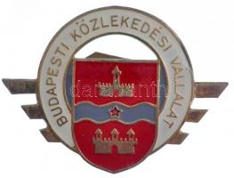 ~1970-1980. Budapesti Közlekedési Vállalat műgyantás fém sapkajelvény T:1-
