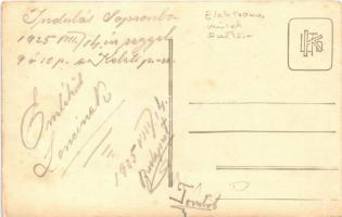 1925 Budapest VII. Keleti pályaudvar, Budapest Székesfőváros Elektromos Művek Dalköre indul Sopronba...