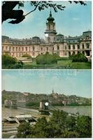 5 db MODERN Colorvox hanglemez képeslap: Budapest, Keszthely, virágok, újév / 5 modern Colorvox reco...