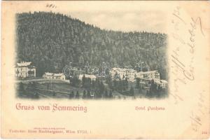 1901 Semmering, Hotel Panhaus
